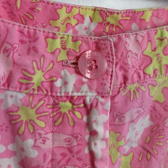 VINTAGE LILLY PULITZER Hippo Print Pants - Picture 4 of 13